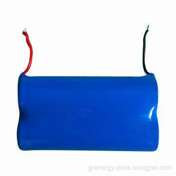 6.4V/1,600mAh LiFePO4 Battery Pack, 2S1P with 18650 Cell, UL, CE, RoHS Listed, for Solar/Lighting